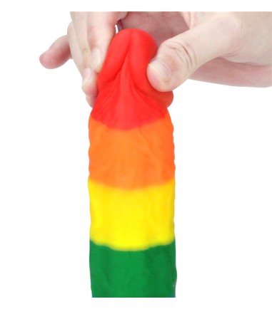 Prider - 8,0" with Balls, lagom mjuk dong i silikon