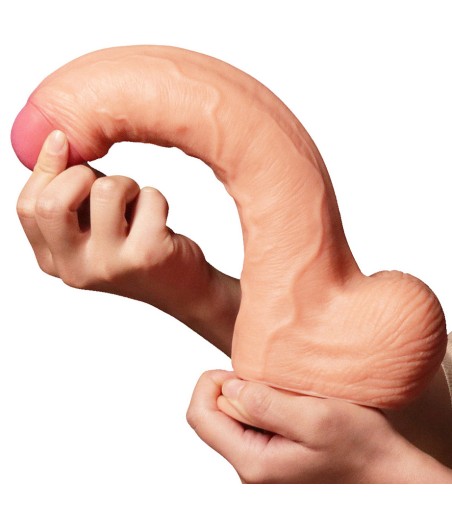LoveToy - Dual-Layered Silicone Cock, 28cm