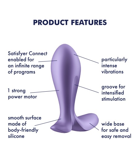 Satisfyer - Intensity Plug, Purple