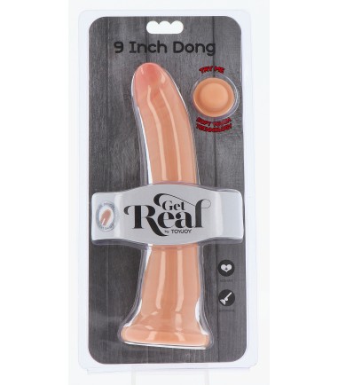 Get Real - Dual Density 9 Inch Dildo without Balls, extra mjuk dong.