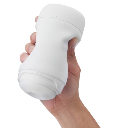 Tenga - Puffy, Suger White, mjuk silikon på utsidan som man kan klämma på