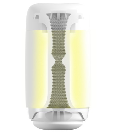 Tenga - Puffy, Suger White, fin-knottrig på insidan