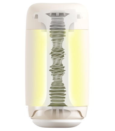 Tenga - Puffy, Latte Brown, räfflad insida