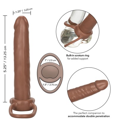 Accommodator Penetrator System, brun, lagom stor dong