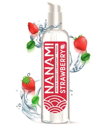 Nanami - Water Lube, Strawberry, 150ml, vattenbaserat glid med doft av jordgubb