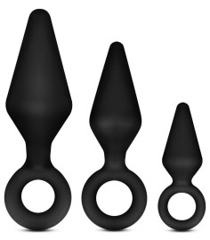 Anal Adventures Platinum - Silicone Anal Plug Set