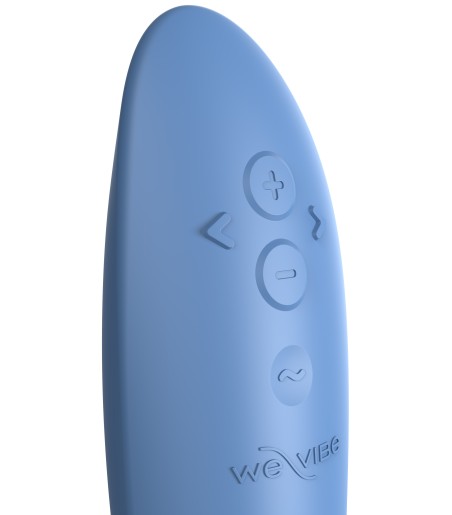 We-Vibe - Rave 2, Blue, integrerad eknappar i silikonet