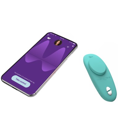 We-Vibe - Moxie+, Turquoise, styr den med app, även över internet på distans