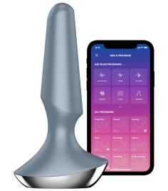 Satisfyer - Plug-ilicious 2, Ice, perfekt, vibrerande analplugg