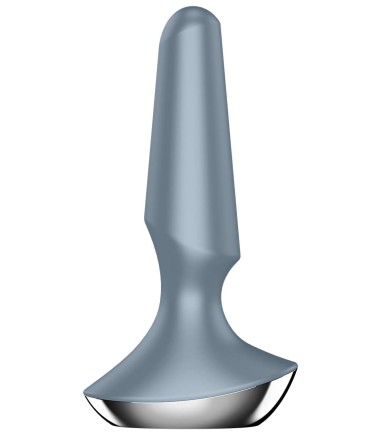 Satisfyer - Plug-ilicious 2, Ice, starkt vibrerande analplugg