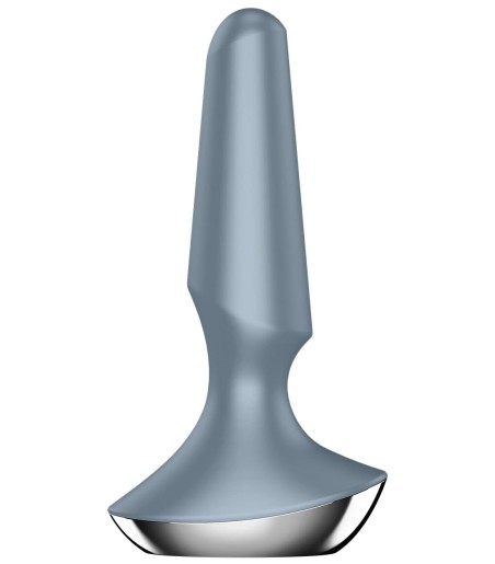 Satisfyer - Plug-ilicious 2, Ice, starkt vibrerande analplugg