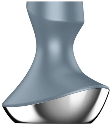 Satisfyer - Plug-ilicious 2, Ice, vibrerande plugg för anala lekar som också kan användas med app