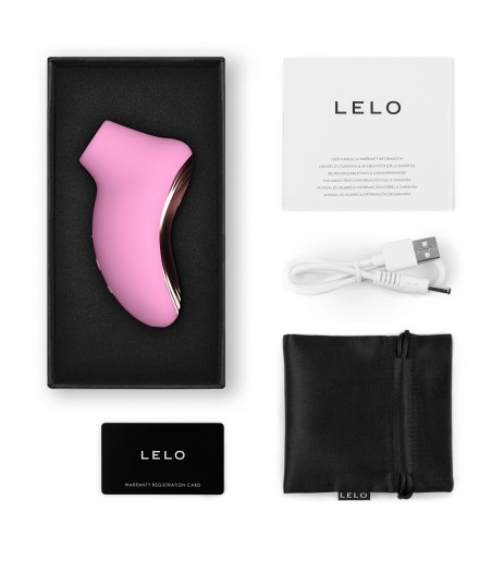 Lelo - Sona 2 Travel, Pink, stimulator med SenSonic och reselås
