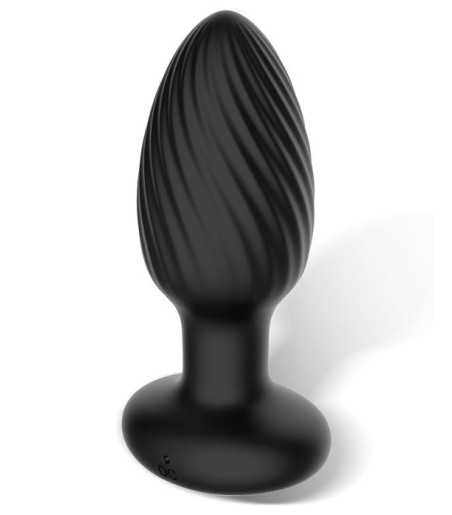 Drago 2 - Twister Vibrating Anal Plug & Remote, vågig på ytan