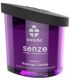 Swede - Senze Divinity, massageljus med grapefrukt, palmrosa och petitgrain