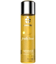 Swede - Fruity Love, Tropical Fruits with Honey, vattenbaserad massageolja med doft av tropiska frukter och honung.