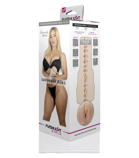 Fleshlight Girls - Savannah Bond, From Australia with Love + 100ml glid