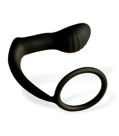 AfterDark - Carnelian Vibrating Anal Plug,något mjukar eoch räfflad prostatastimulator