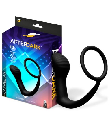 AfterDark - Carnelian Vibrating Anal Plug