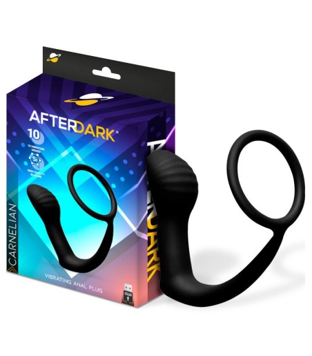 AfterDark - Carnelian Vibrating Anal Plug
