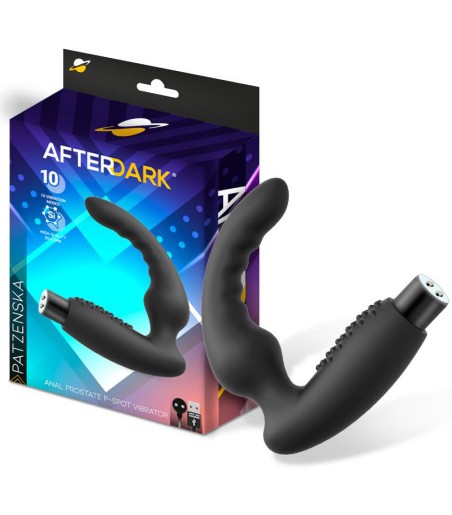 AfterDark - Peutirt Anal Prostate P-spot Vibrator, smalare prostatastimulans och knottrig mellangårds-stimulans