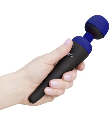 PalmPower - Recharge Wand Massager, Blue, liten och stark