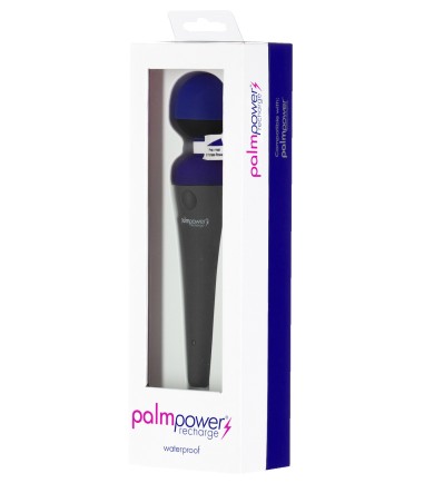 PalmPower - Recharge Wand Massager, Blue, flera styrkor