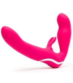 Happy Rabbit - Strapless Strap-On, fin silikon