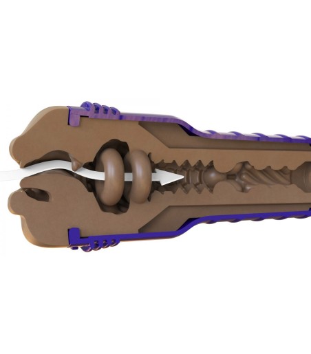 Fleshlight - Boost, Blow, Medium Dark, skön stimulans