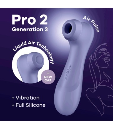 Satisfyer - Pro 2 Generation 3, Double Air Pulse Vibrator