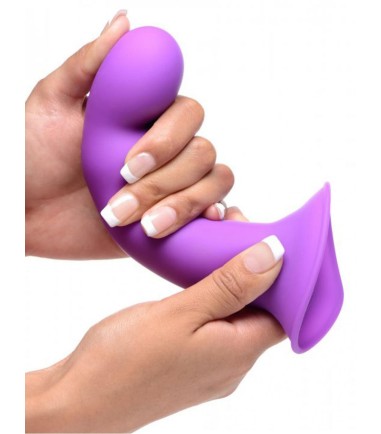 Squeeze-It - Wavy Dildo, Purple