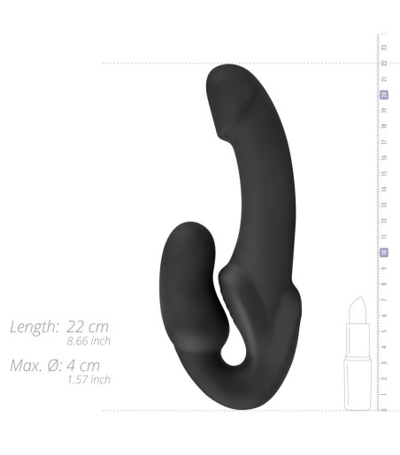 Morgan Strapless Strap-On Dildo