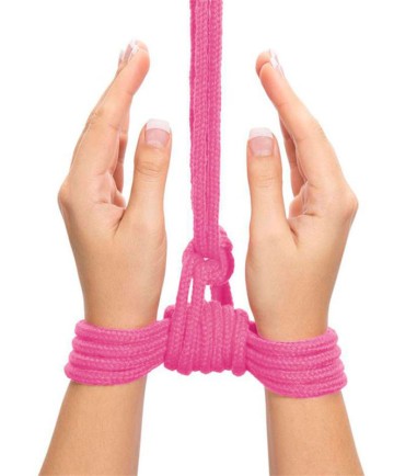 Lovetoy - Soft Bondage Rope, 10m - Pink,