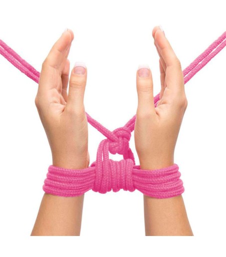 Lovetoy - Soft Bondage Rope, 10m - Pink