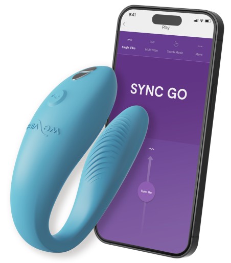 We-Vibe - Sync Go, Aqua, parvibrator med tvp motorer och app-support