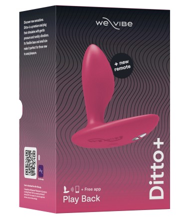 We-Vibe - Ditto+ Anal Plug, Pink