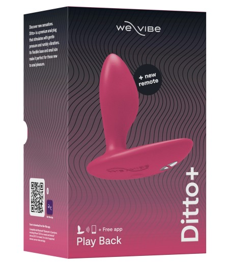 We-Vibe - Ditto+ Anal Plug, Pink