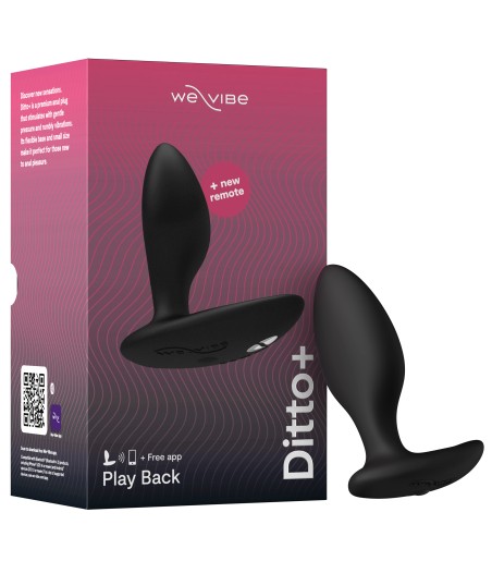 We-Vibe - Ditto+ Anal Plug, Black