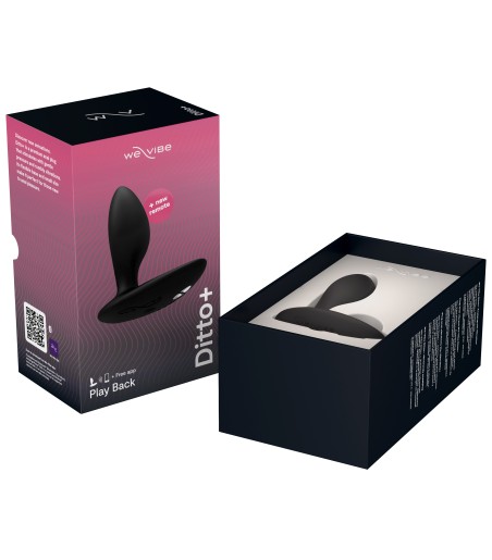 We-Vibe - Ditto+ Anal Plug, Black