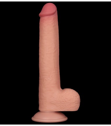 Sliding Skin Dual Layer Dong 9" with Detachable Suction Cup