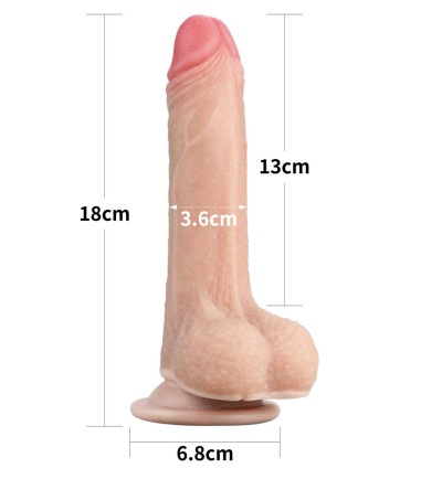 Sliding Skin Dual Layer Dong 7"
