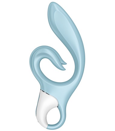 Satisfyer - Love Me Rabbit Vibrator, kittlare som smeker uppfrån