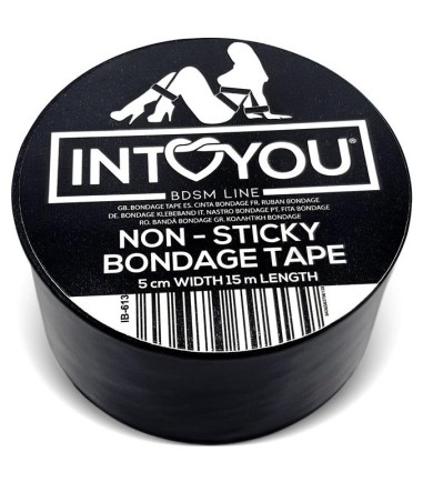 IntoYou, Non-Sticky Bondage Tape - Black