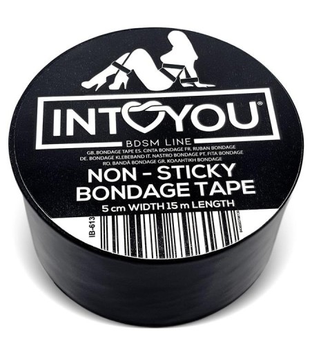 IntoYou, Non-Sticky Bondage Tape - Black