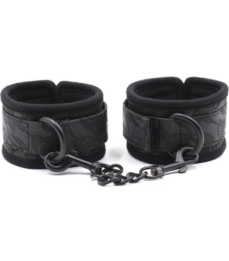 Dark Lace Wrist Restraints, handbojor som har ett mönster av spets