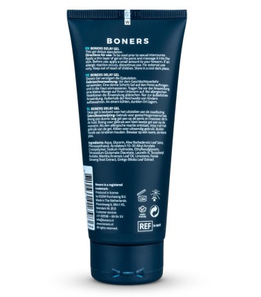 Boners - Delay Gel, 100ml, medel som hjälper dig att inte komma så snabbt