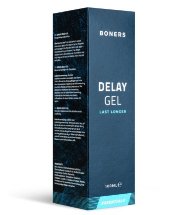 Boners - Delay Gel, 100ml, gel som fördröjer utlösning