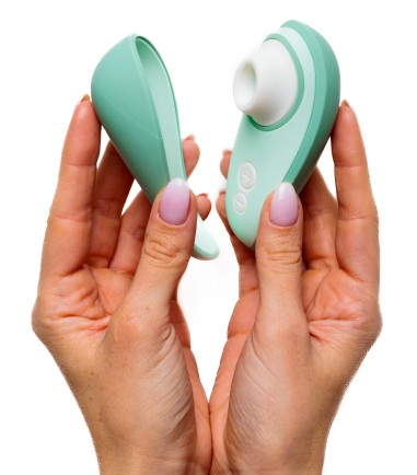 Womanizer - Liberty 2, Sage, liten och sött, med reselås