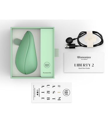 Womanizer - Liberty 2, Sage, USB-sladd för laddning