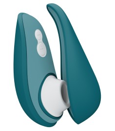 Womanizer - Liberty 2, Dark Petrol, ljudvågsstimulator med lock och reselås